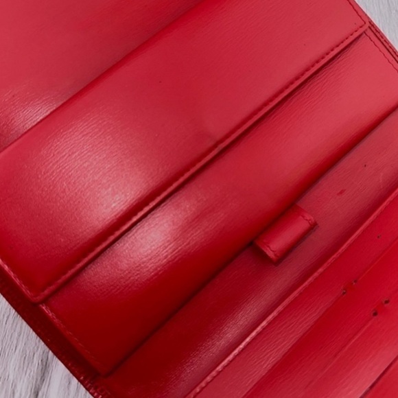 Louis Vuitton | AUTHENTIC Epi Leather Trifold Wallet, Red (EUC) - Picture 3 of 12